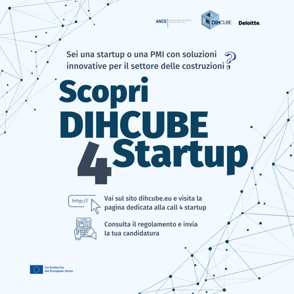 La prima Call Dihcube 4 Startup. Candidati entro il 9 Luglio