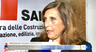 Paola Marone al TGR “ennesima restrizione non concordata dei bonus fiscali al settore delle costruzioni”